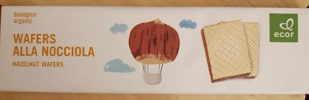 Wafers alla nocciola
