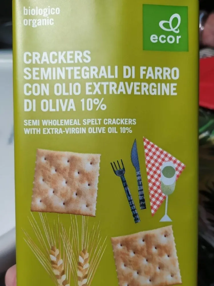 Crackers semintegrali di farro