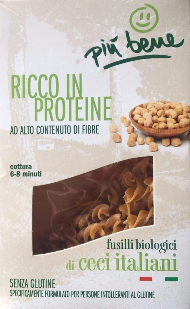 Fusilli biologici di ceci italiani