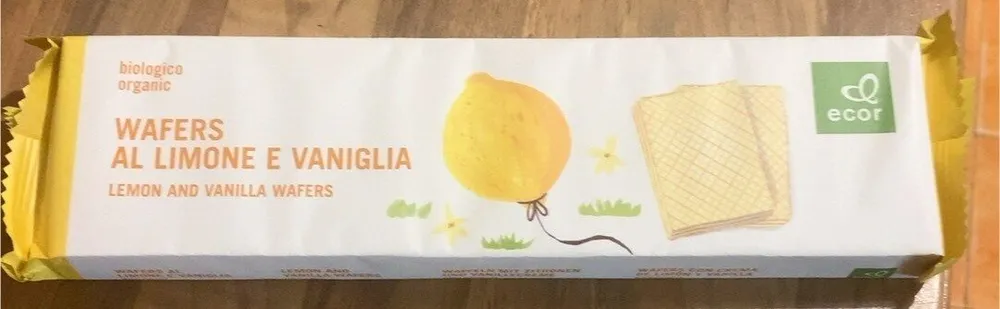 Wafers al limone e vaniglia