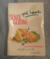 Polpette biologiche miglio,piselli e carote
