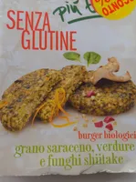 Burger grano saraceno, verdure e funghi shiitake