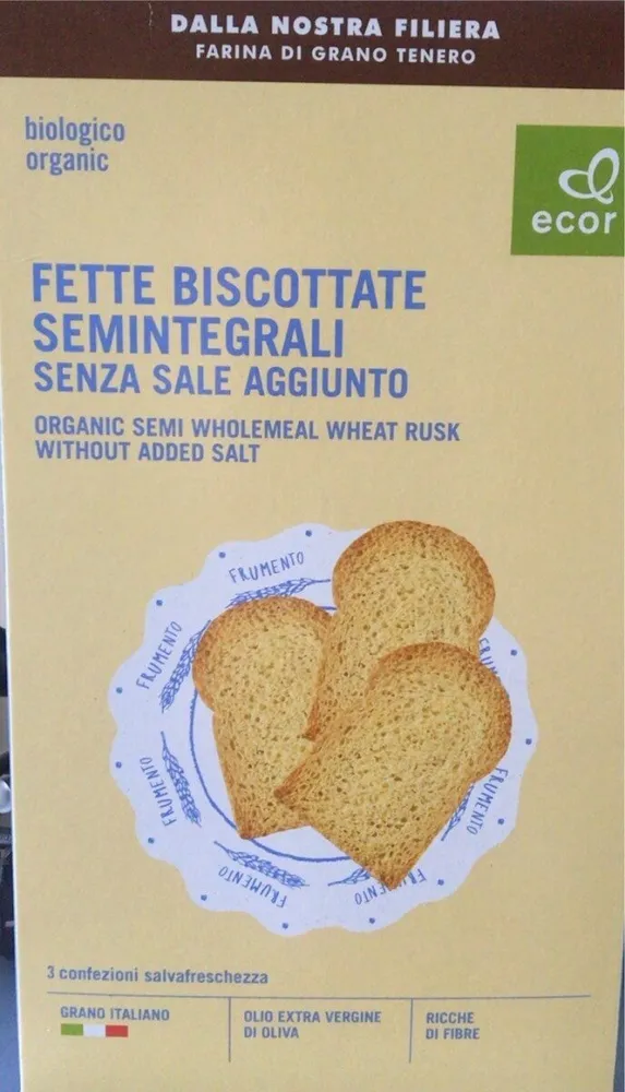 Fette biscottate semintegrali