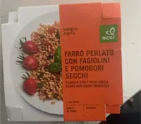 Farro perlato con fagiolini e pomodori secchi