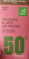 Cioccolato al latte con nocciole