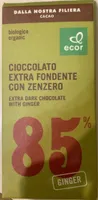 Cioccolato extra fondente con zenzero