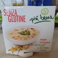 Zuppa biologica ortaggi e avena Più Bene
