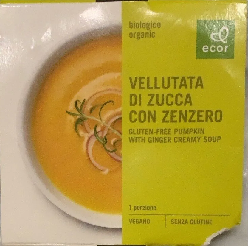 Vellutata di zucca con zenzero