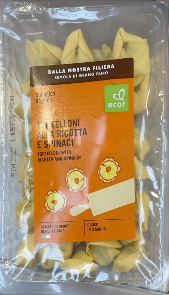 Tortelloni alla ricotta e spinaci
