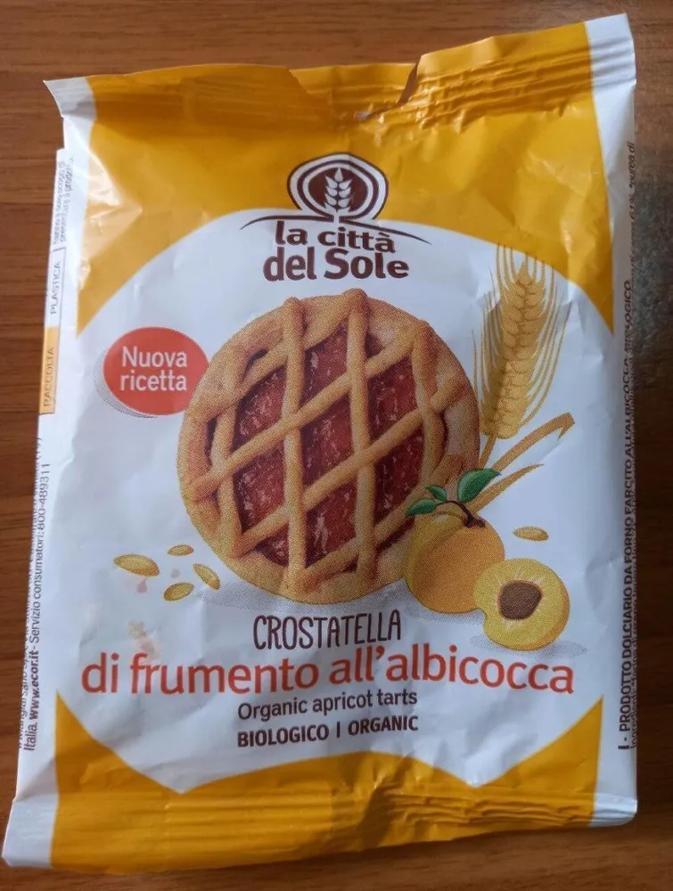 Crostatella di frumento all'albicocca