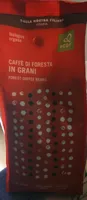 Caffè di foresta in grani