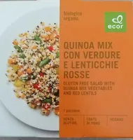 Quinoa Mix verdure e lenticchie rosse