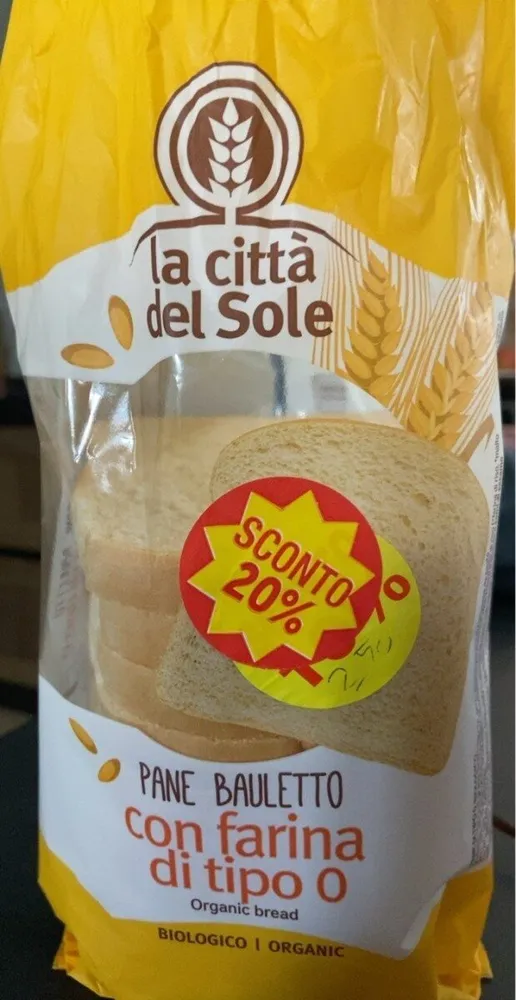 Pane bauletto con farina di tipo 0
