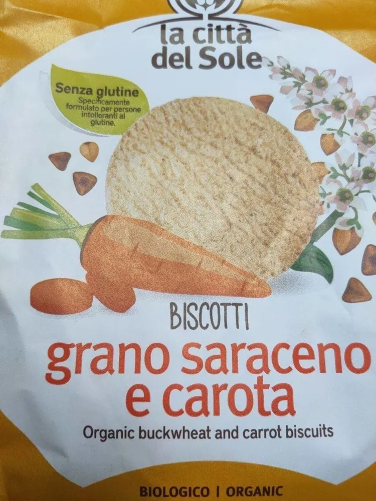 Biscotti Grano Saraceno e carota