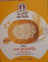 Brioche con granella di zucchero