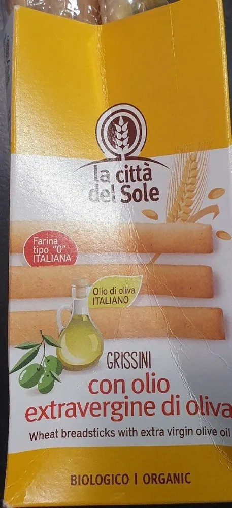 Grissini con olio extravergine di olivia