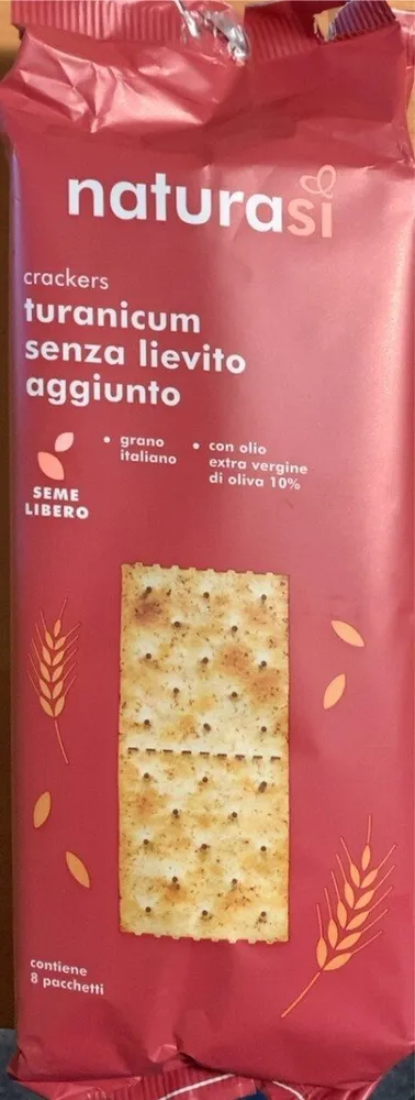crackers turanicum senza lievito aggiunto