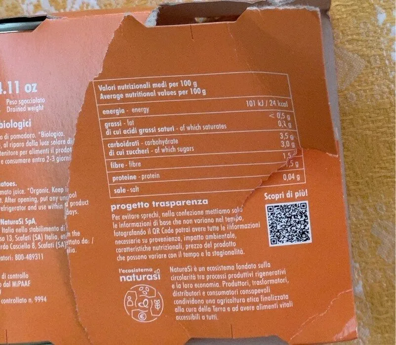Pomodori pelati interi