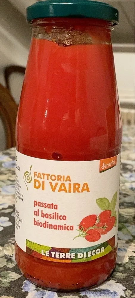 Passata al basilico biodinamica