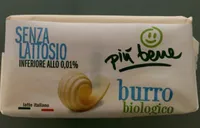 Burro biologio senza lattosio