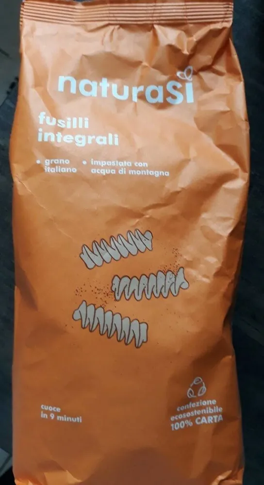 Pasta di semola integrale di grano duro biologica. Trafila al bronzo