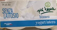 Yogurt intero senza lattosio