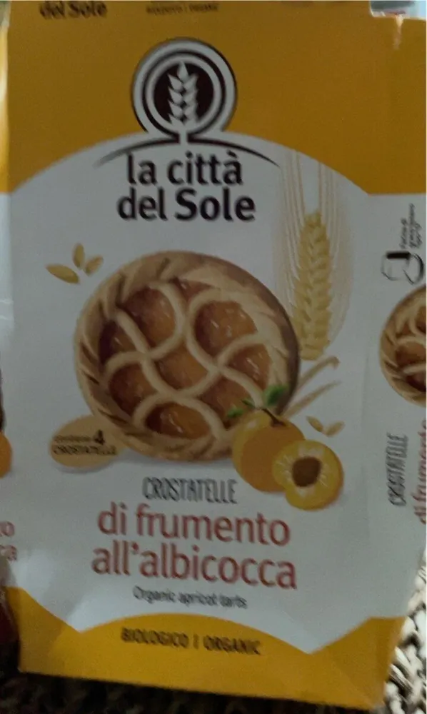 Crostatelle di frumento all albicocca