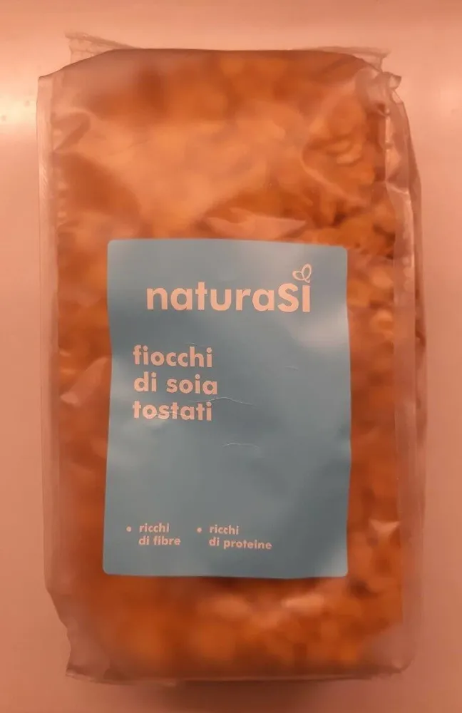 Fiocchi di soia tostati