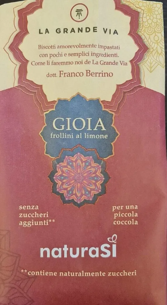 Gioia frollini al limone