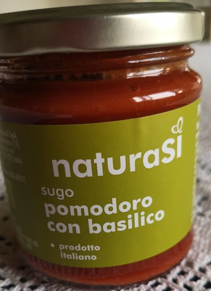 Sugo pomodoro con basilico