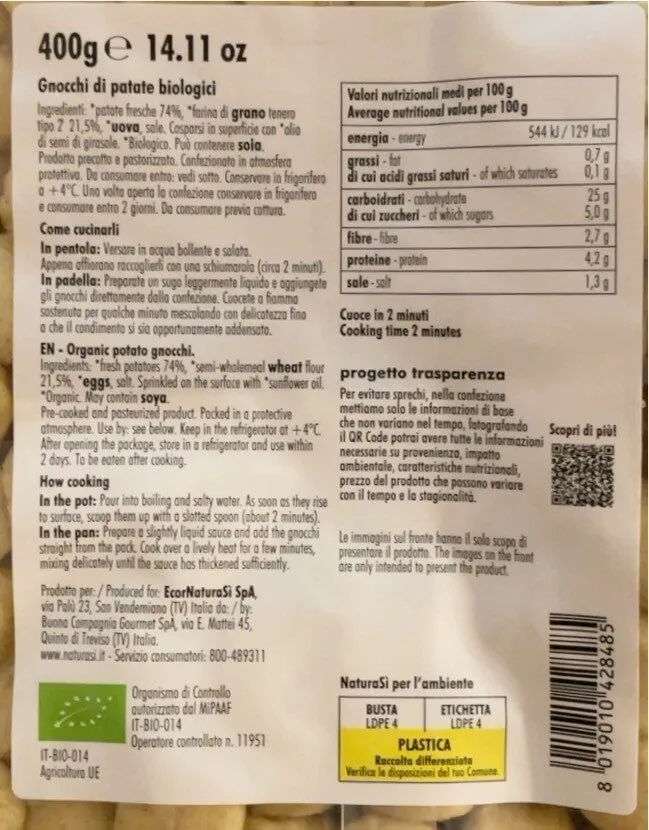 Gnocchi patate