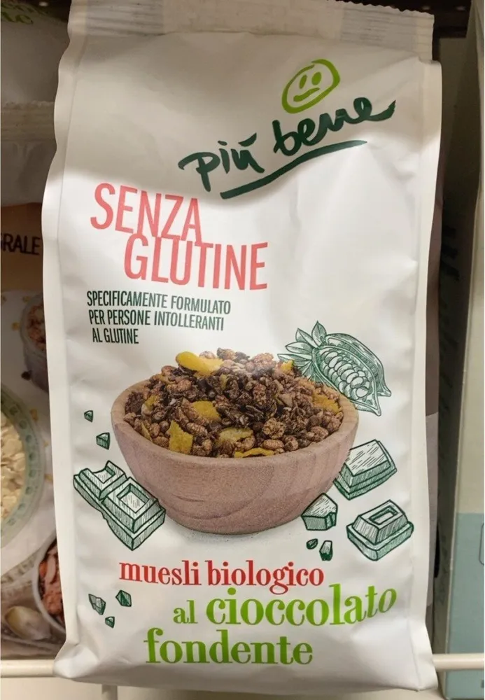 Muesli biologico al cioccolato fondente