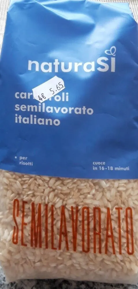 Carnaroli semilavorato italiano