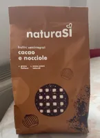 Biscotti di farina di grano tenero tipo 2 al cacao e nocciole biologici
