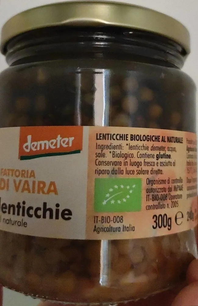 fattoria di vaira - lenticchie al naturale