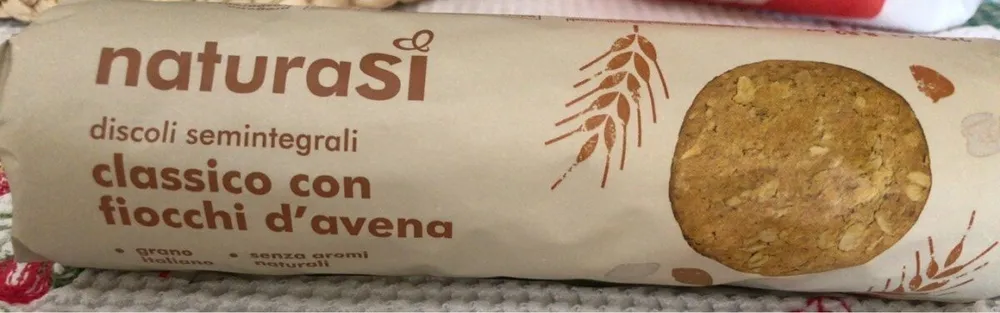 Discoli semi integrali classico con fiocchi d avena