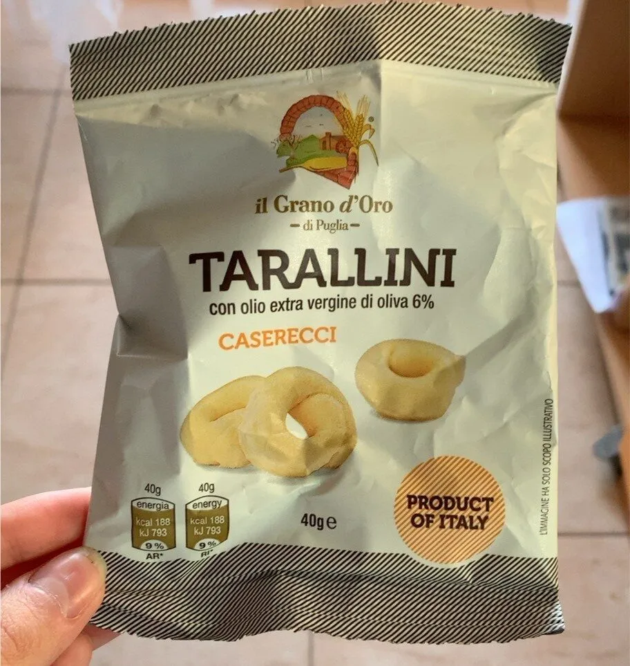 Tarallini caserecci
