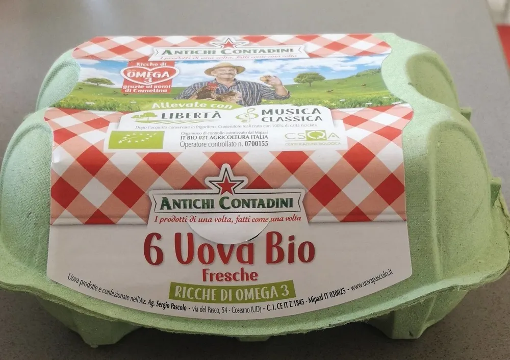 Uova Biologiche da 6 pz.