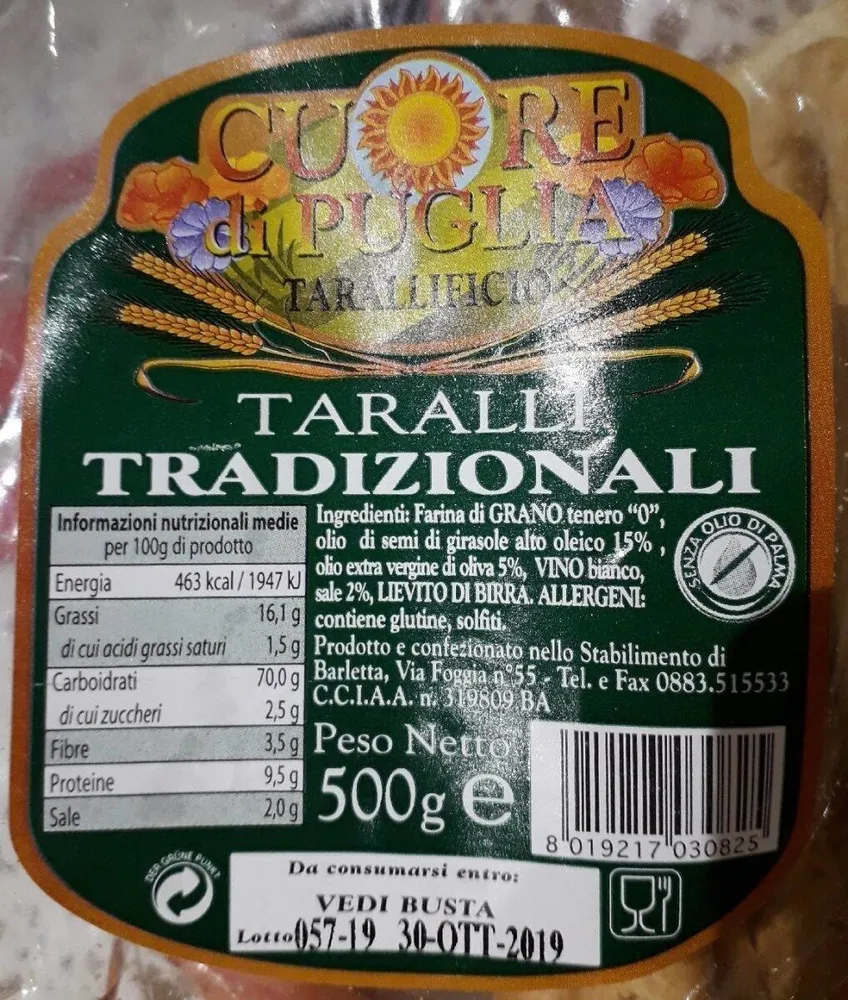 Taralli traditionali