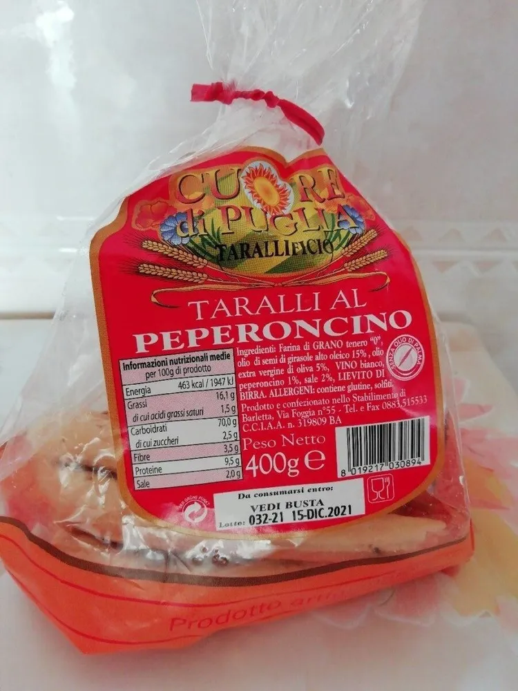 Taralli al peperoncino