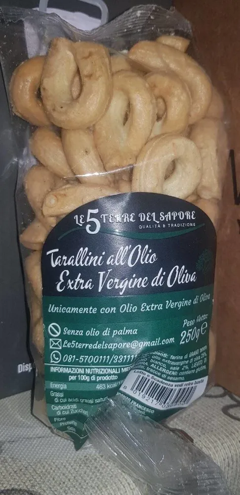 Tarallini all'olio extra Vergine di oliva