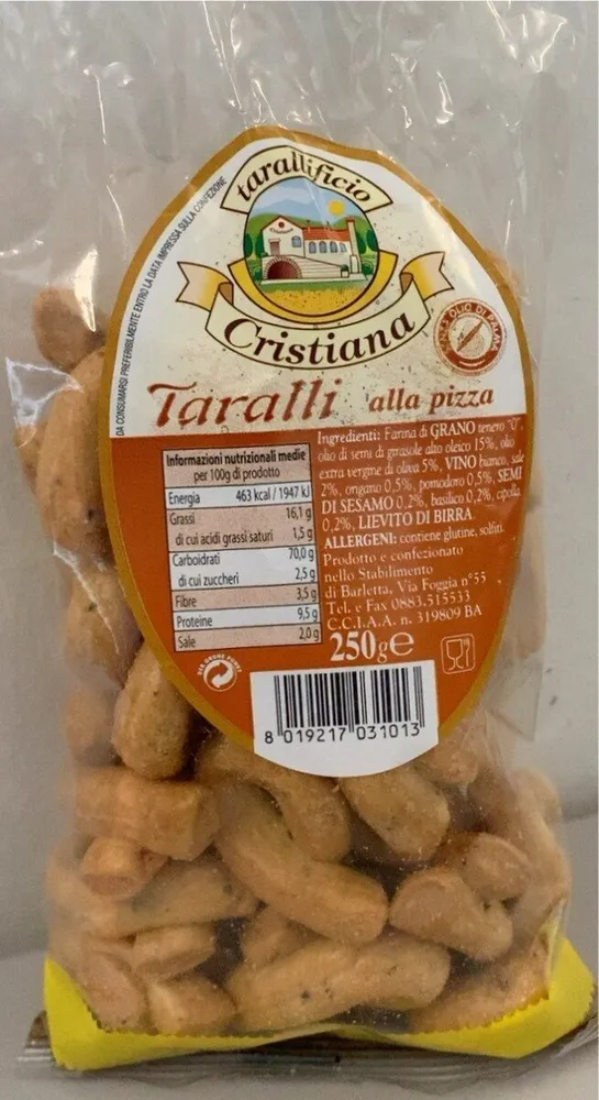 Taralli alla pizza