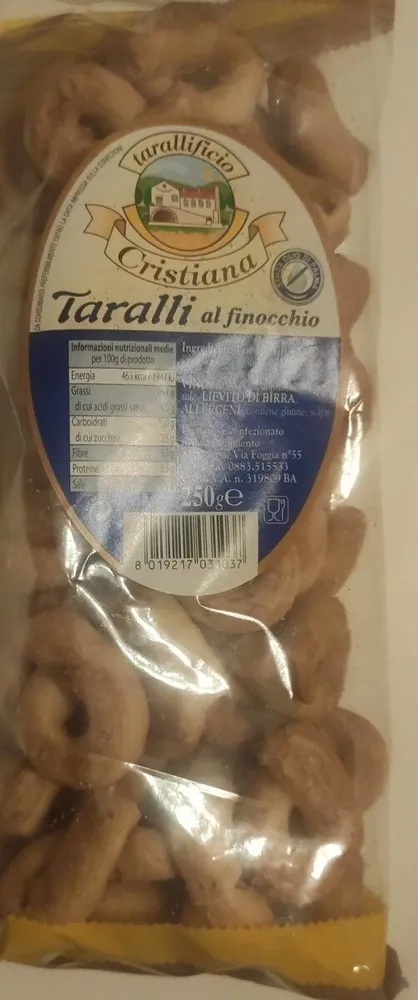 Taralli al finocchio