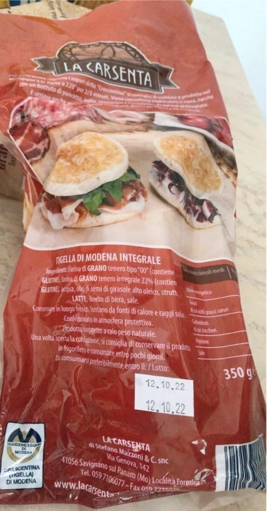 Tigelle integrali