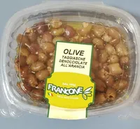 Olive taggiasche denocciolate all'arancia