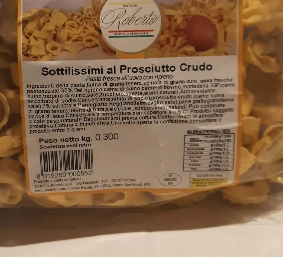 tortellini al prosciutto crudo