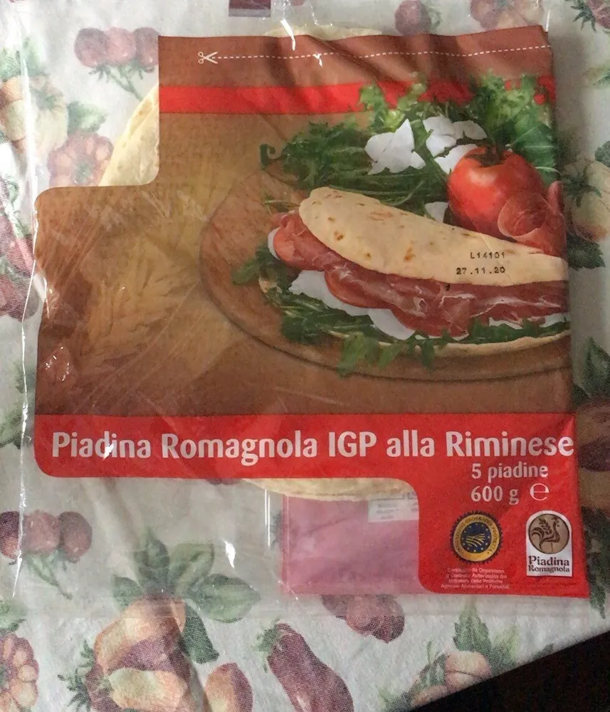 Piadina romagnola IGP alla Riminese