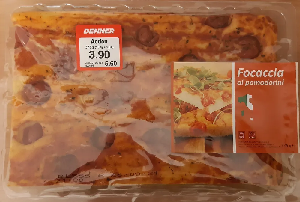 Focaccia ai pomodorini