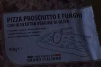 Pizza peosciutto e fumghi