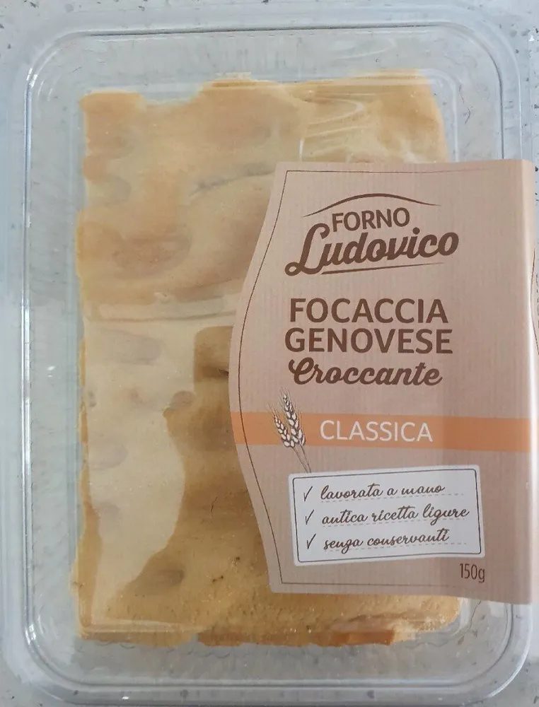 Focaccia Genovese Croccante classica